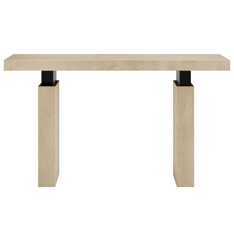 Table console rectangulaire en bois 52