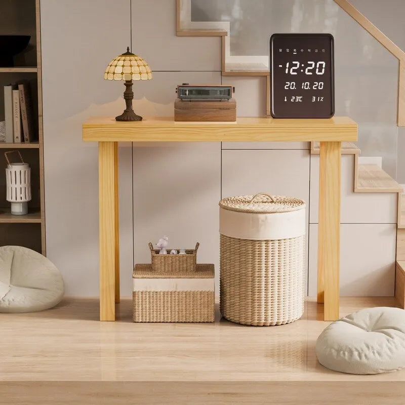 Console moderne en bois massif pour l'entrée ou le couloir