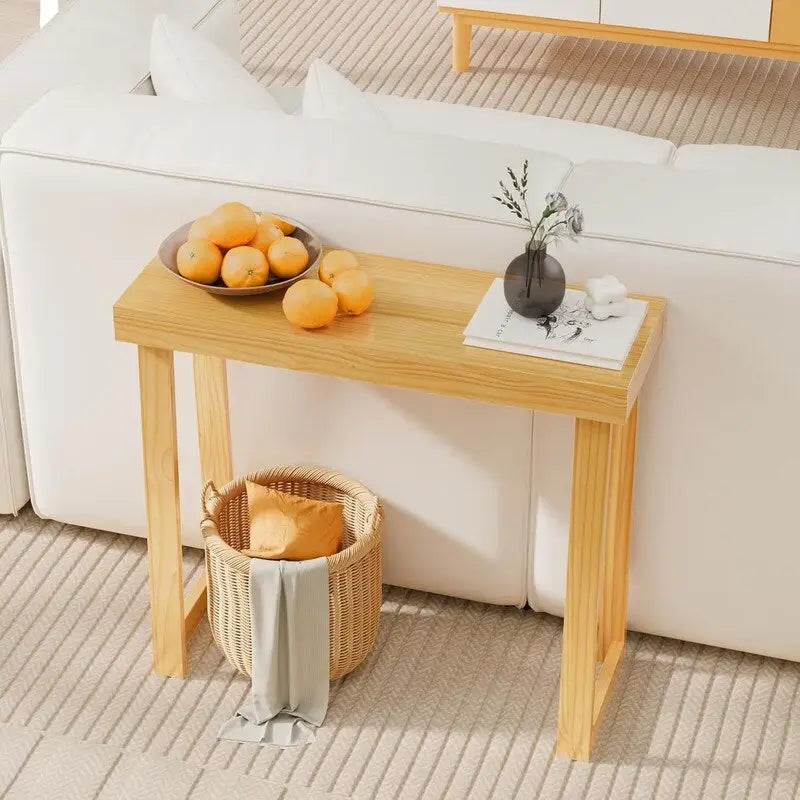 Console moderne en bois massif pour l'entrée ou le couloir