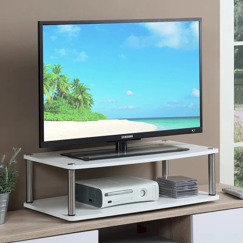 Support TV pivotant à deux niveaux pour téléviseurs jusqu'à 37 pouces