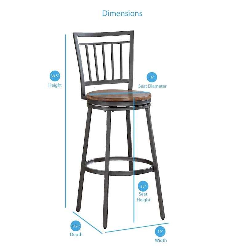 Tabouret de comptoir de 25 pouces