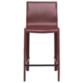 Tabouret de comptoir en cuir moderne