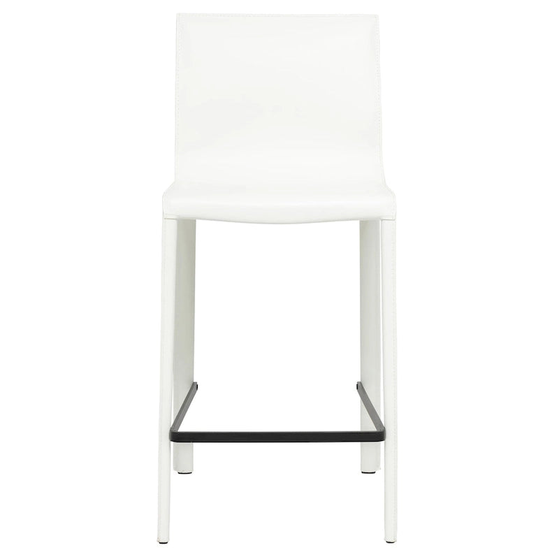 Tabouret de comptoir en cuir moderne