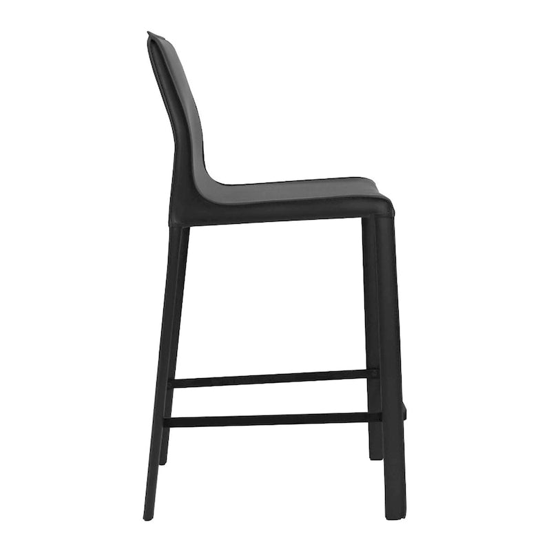 Tabouret de comptoir en cuir moderne