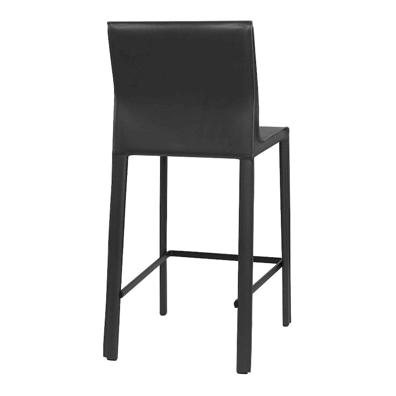 Tabouret de comptoir en cuir moderne