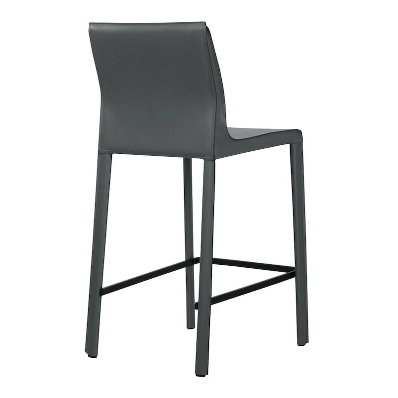 Tabouret de comptoir en cuir moderne