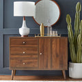 Buffet/Enfilade Moderne du Milieu du Siècle à 3 Tiroirs