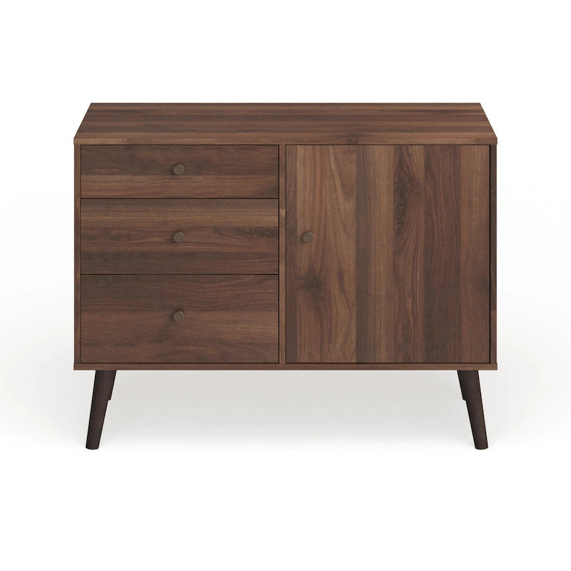 Buffet/Enfilade Moderne du Milieu du Siècle à 3 Tiroirs