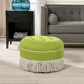 24 poufs ronds d'appoint rembourrés