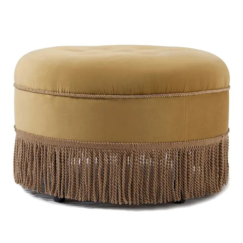 24 poufs ronds d'appoint rembourrés