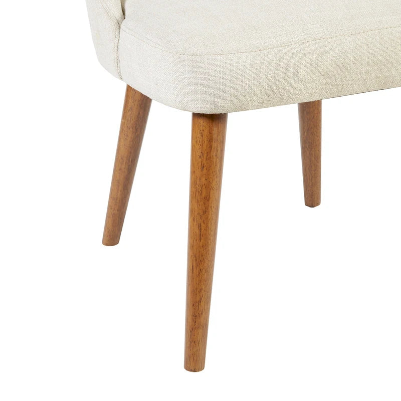 Chaises de salle à manger capitonnées avec dossier ajouré (lot de 2)