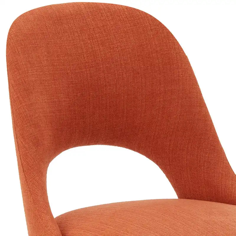 Chaises de salle à manger capitonnées avec dossier ajouré (lot de 2)