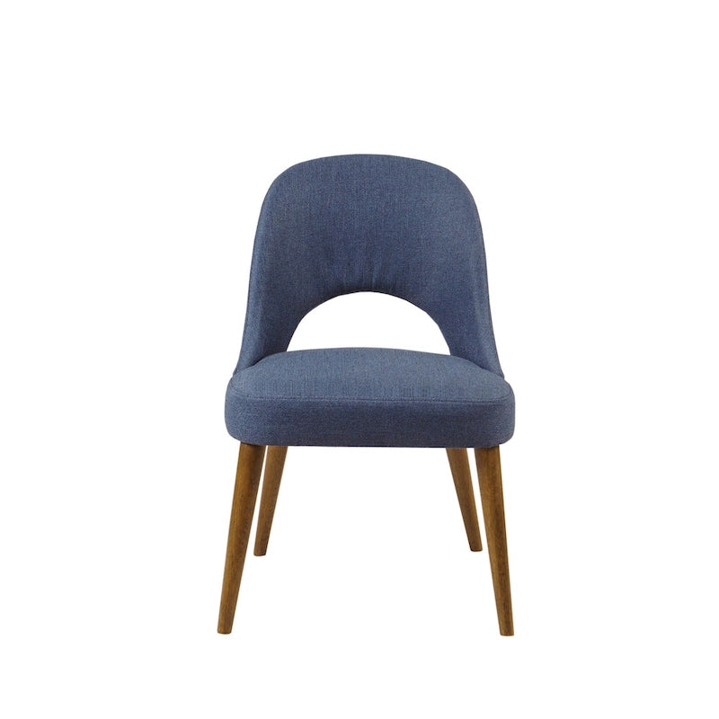 Chaises de salle à manger capitonnées avec dossier ajouré (lot de 2)