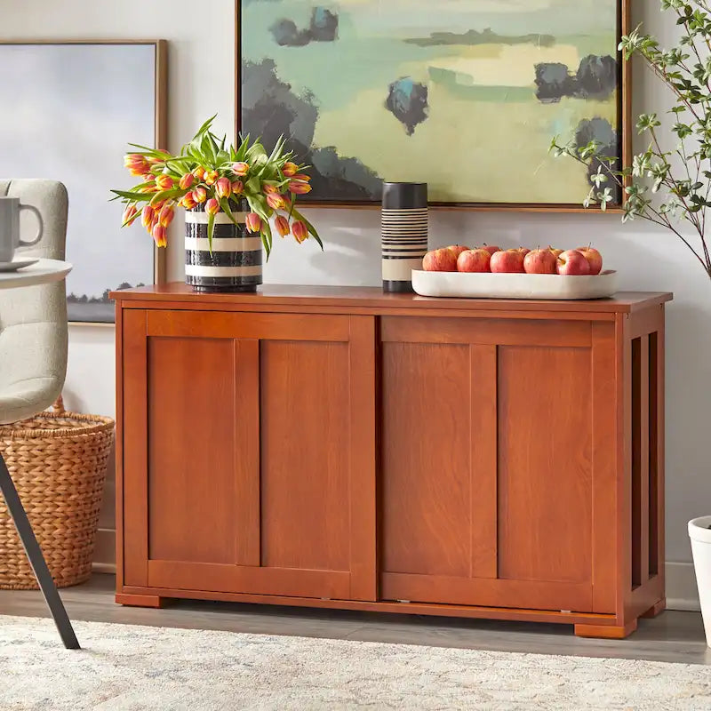 Buffet/bahut empilable à portes coulissantes