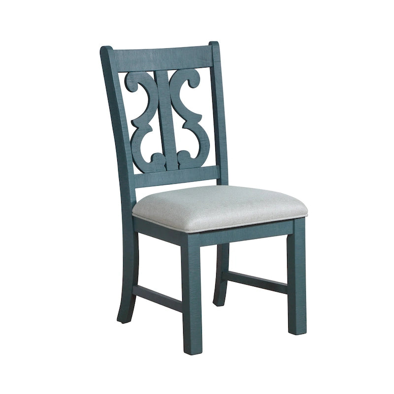 Chaises de salle à manger rustiques en bois (lot de 2)