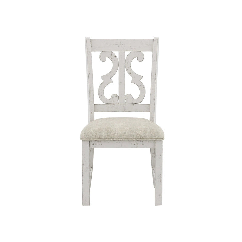 Chaises de salle à manger rustiques en bois (lot de 2)