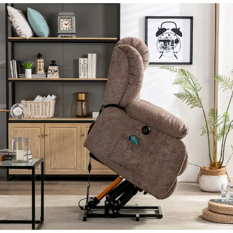 Fauteuil inclinable Rocker manuel surdimensionné Inclinable pivotant à 360° pour le salon
