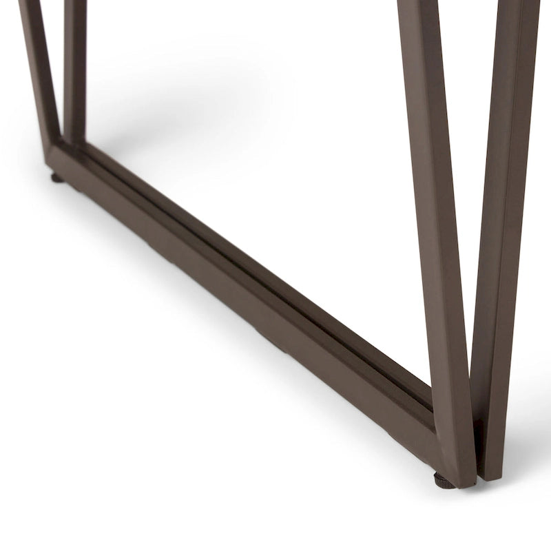 BUREAU DE PRÉSIDENT En Bois Massif, Style Industriel Moderne, 168 cm de Large, Brun Vieilli Naturel