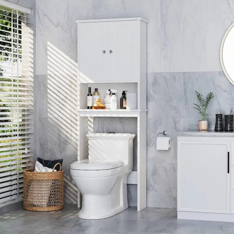 Meuble de Rangement au-dessus des Toilettes