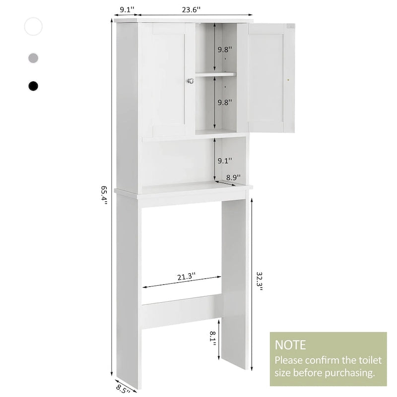 Meuble de Rangement au-dessus des Toilettes