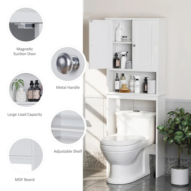 Meuble de Rangement au-dessus des Toilettes
