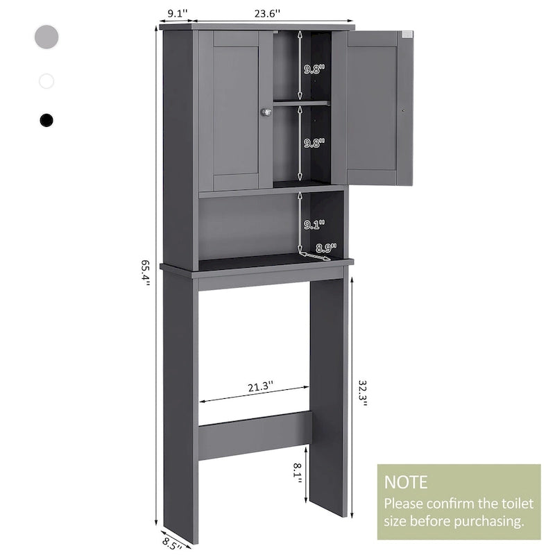 Meuble de Rangement au-dessus des Toilettes