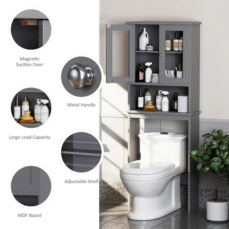 Meuble de Rangement au-dessus des Toilettes