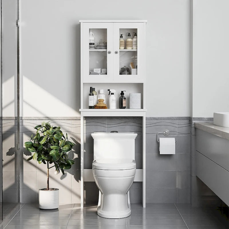 Meuble de Rangement au-dessus des Toilettes
