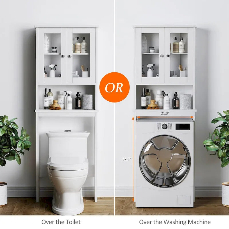 Meuble de Rangement au-dessus des Toilettes