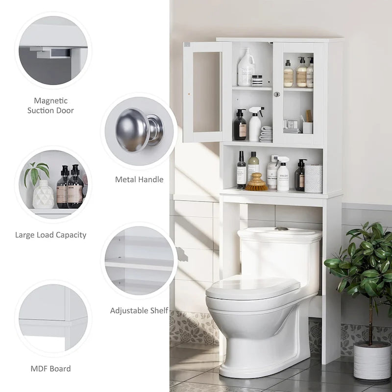 Meuble de Rangement au-dessus des Toilettes
