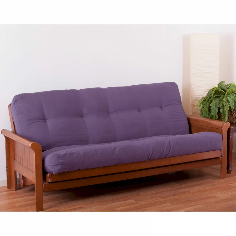 Matelas de futon en sergé de 8 pouces d'épaisseur (simple, double ou grand)