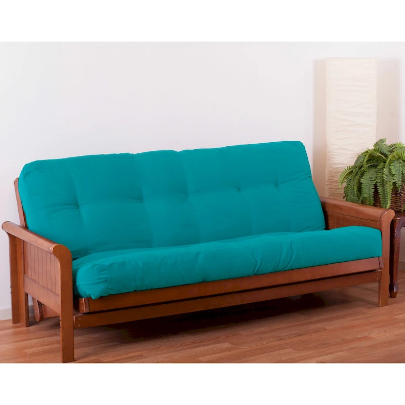 Matelas de futon en sergé de 8 pouces d'épaisseur (simple, double ou grand)