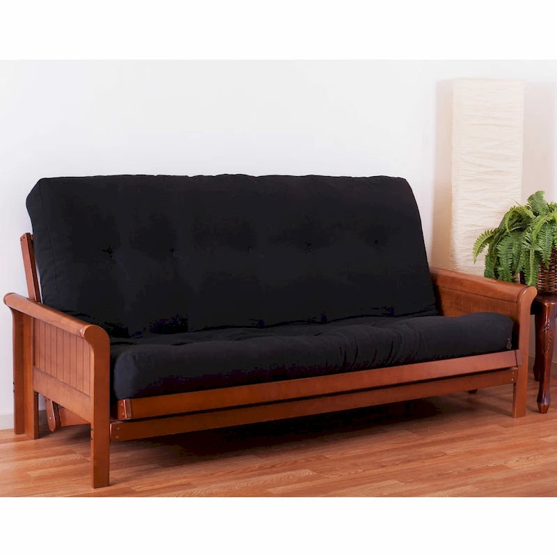 Matelas de futon en sergé de 8 pouces d'épaisseur (simple, double ou grand)