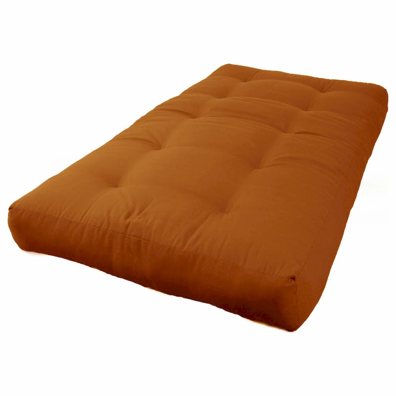 Matelas de futon en sergé de 8 pouces d'épaisseur (simple, double ou grand)
