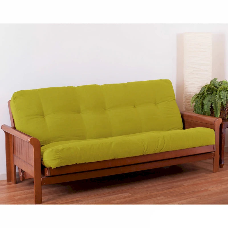 Matelas de futon en sergé de 8 pouces d'épaisseur (simple, double ou grand)
