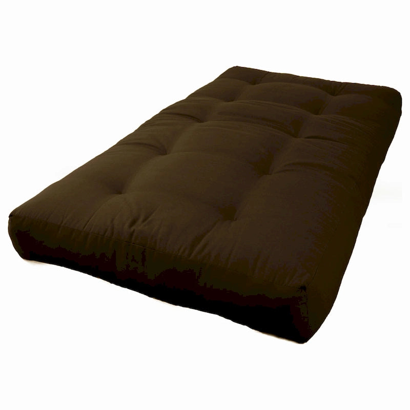 Matelas de futon en sergé de 8 pouces d'épaisseur (simple, double ou grand)