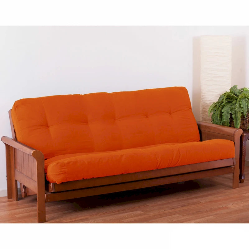 Matelas de futon en sergé de 8 pouces d'épaisseur (simple, double ou grand)