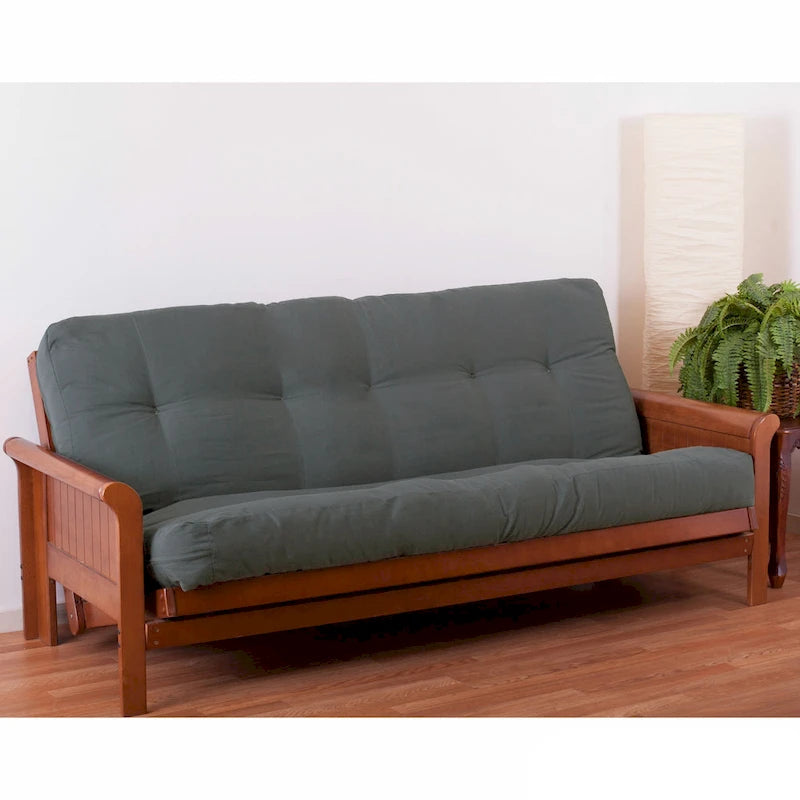 Matelas de futon en sergé de 8 pouces d'épaisseur (simple, double ou grand)