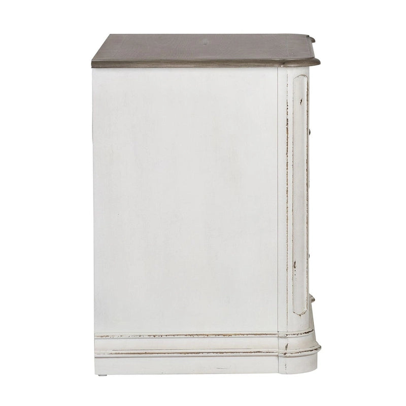 Meuble de classement latéral Magnolia Manor Antique White Executive Media
