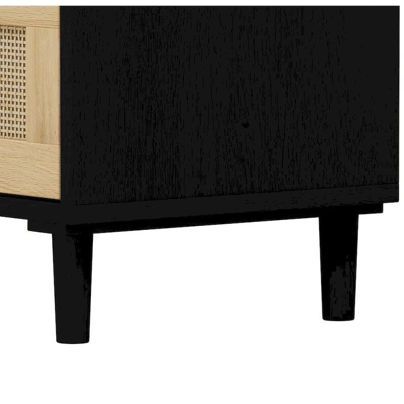 Commode en rotin à 3 tiroirs