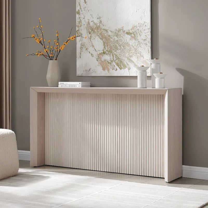 Console rectangulaire de 56 po de largeur - 55,75 po de largeur