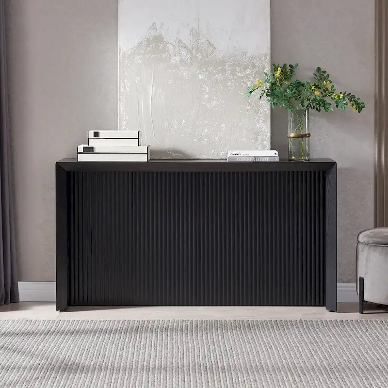 Console rectangulaire de 56 po de largeur - 55,75 po de largeur