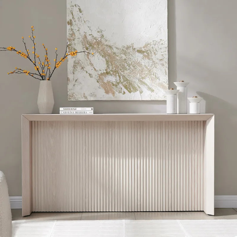 Console rectangulaire de 56 po de largeur - 55,75 po de largeur