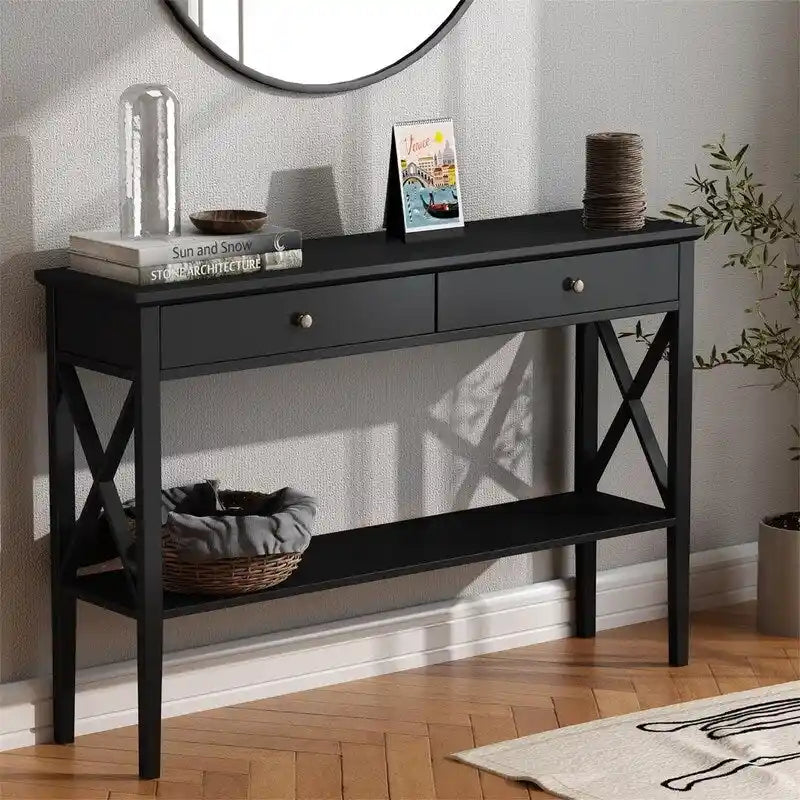 Console 47" avec tiroirs - 11,81P x 47,24L x 31,5H