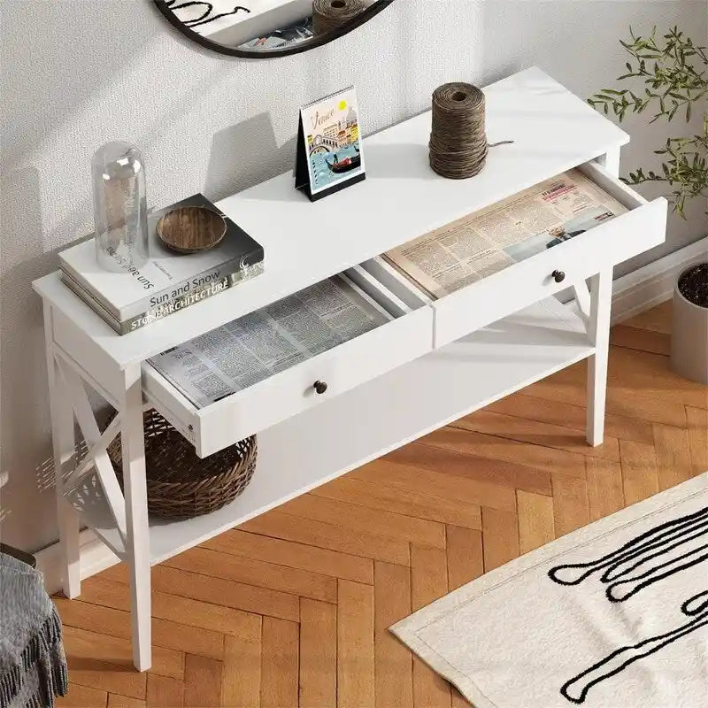 Console 47" avec tiroirs - 11,81P x 47,24L x 31,5H