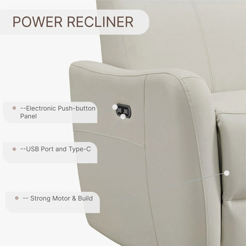 Fauteuil d'allaitement inclinable électrique, pivotant, planant et à bascule