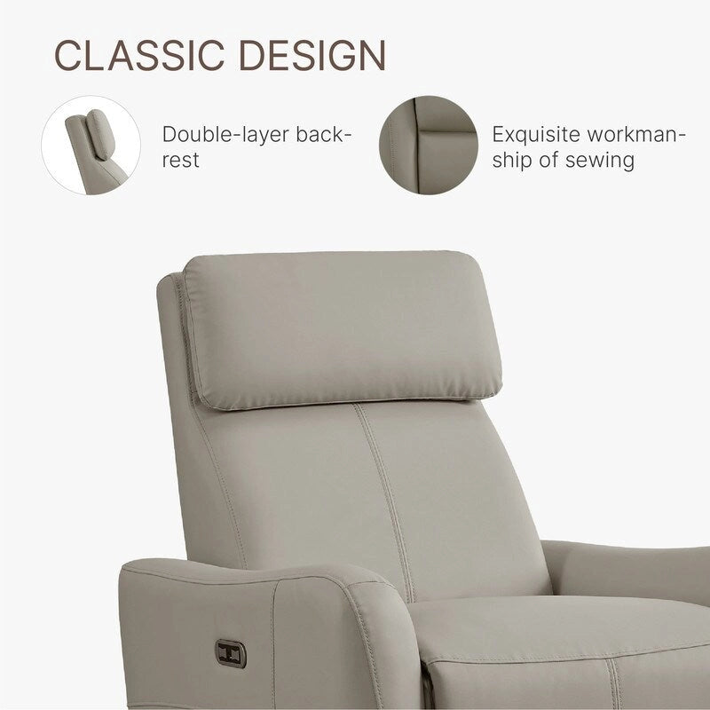 Fauteuil d'allaitement inclinable électrique, pivotant, planant et à bascule
