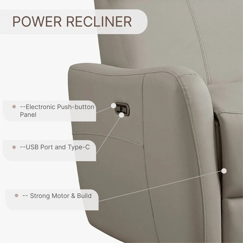 Fauteuil d'allaitement inclinable électrique, pivotant, planant et à bascule