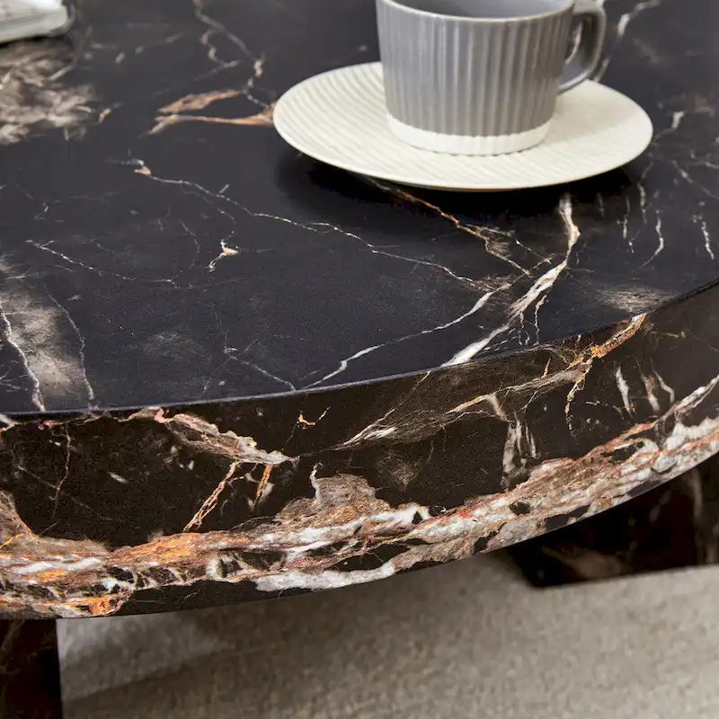 La table basse double plateau amovible, et la conception détachable peut rendre l'utilisation de l'espace plus flexible
