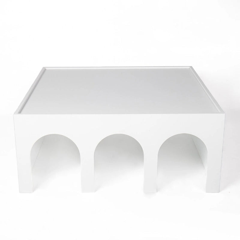 Étagère à livres et table basse multifonctionnelles à 4 niveaux blanches, étagère à livres créative, étagères de rangement minimalistes